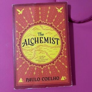 The Alchemist 25th Anniversary Edition - Paulo Coelho - Red and Yellow Cover